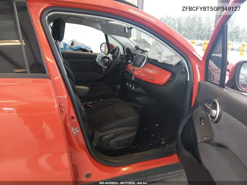 2016 Fiat 500X Easy VIN: ZFBCFYBT5GP349127 Lot: 45389524