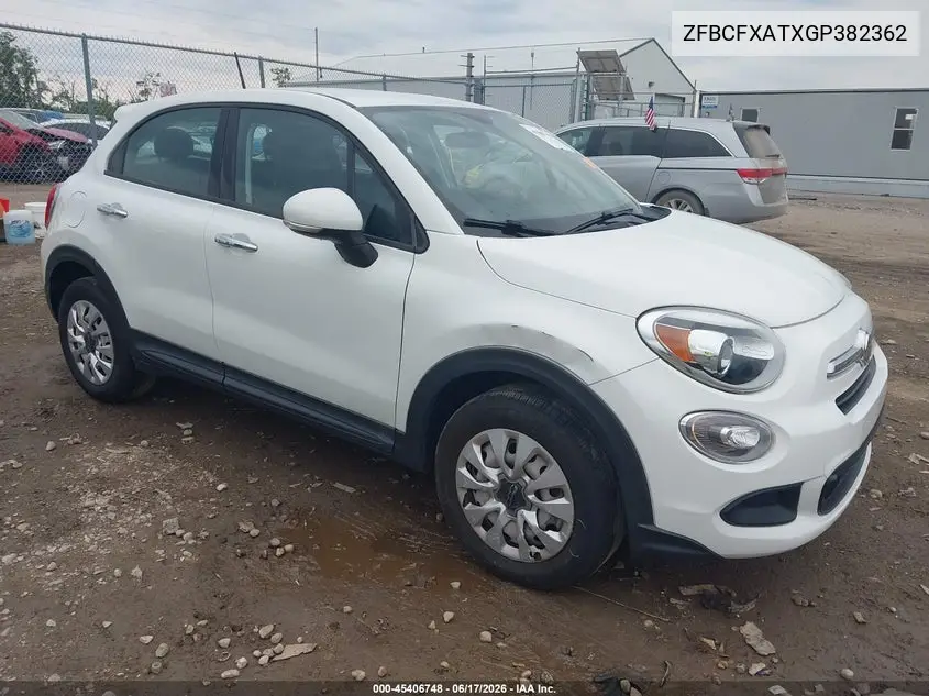 2016 Fiat 500X Pop VIN: ZFBCFXATXGP382362 Lot: 45406748