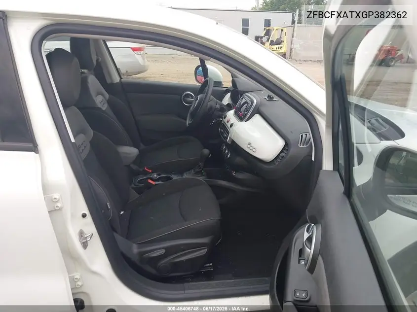 2016 Fiat 500X Pop VIN: ZFBCFXATXGP382362 Lot: 45406748