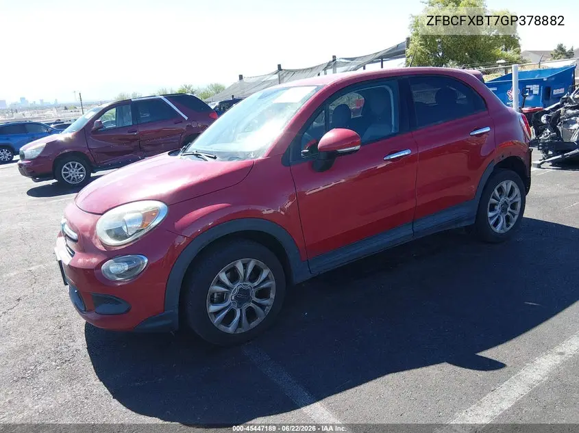 2016 Fiat 500X Easy VIN: ZFBCFXBT7GP378882 Lot: 45447189