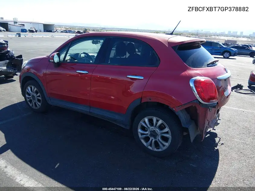 2016 Fiat 500X Easy VIN: ZFBCFXBT7GP378882 Lot: 45447189