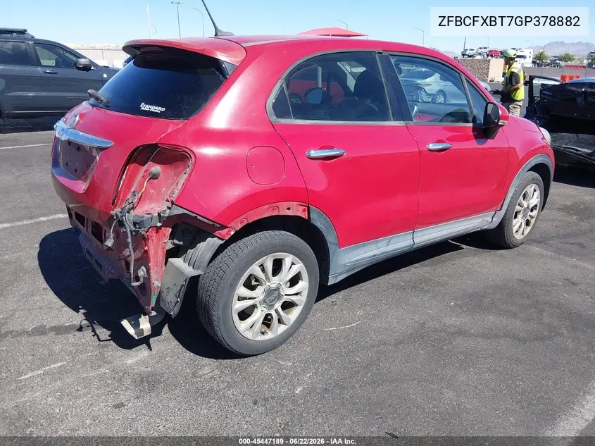 2016 Fiat 500X Easy VIN: ZFBCFXBT7GP378882 Lot: 45447189