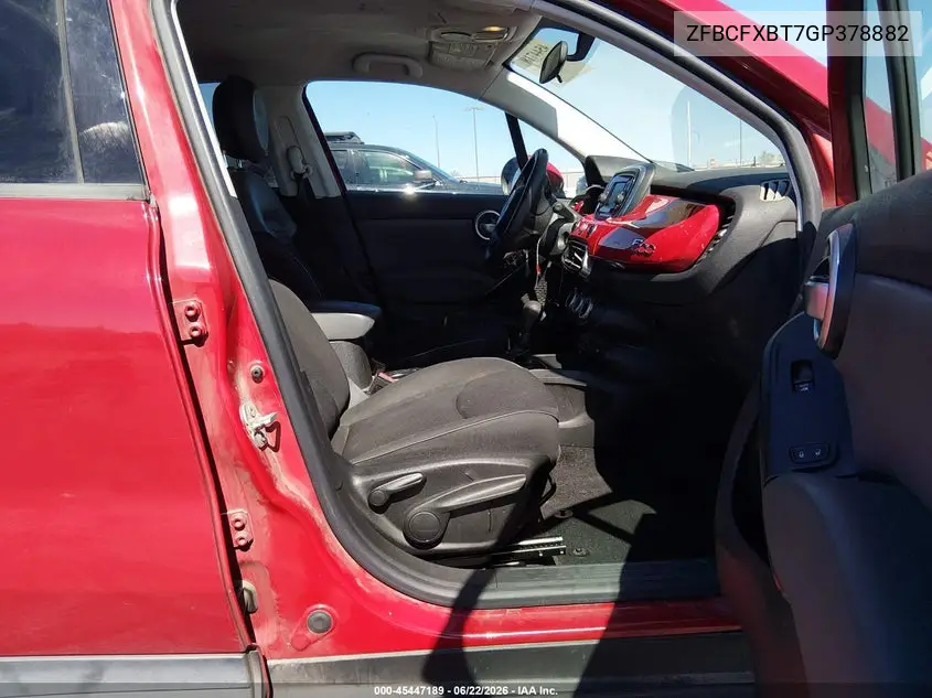 2016 Fiat 500X Easy VIN: ZFBCFXBT7GP378882 Lot: 45447189