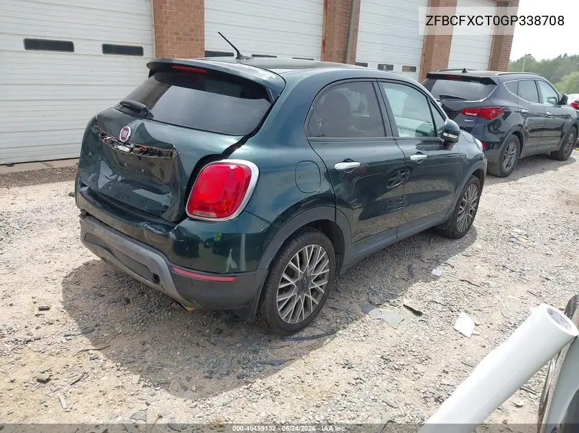 2016 Fiat 500X Trekking VIN: ZFBCFXCT0GP338708 Lot: 45459132
