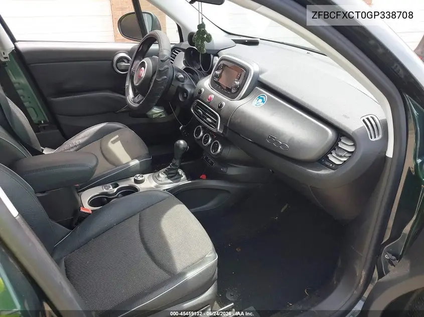 2016 Fiat 500X Trekking VIN: ZFBCFXCT0GP338708 Lot: 45459132