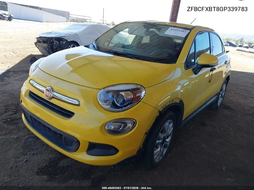 2016 Fiat 500X Easy VIN: ZFBCFXBT8GP339783 Lot: 45493383