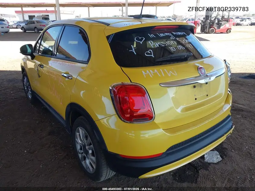 2016 Fiat 500X Easy VIN: ZFBCFXBT8GP339783 Lot: 45493383