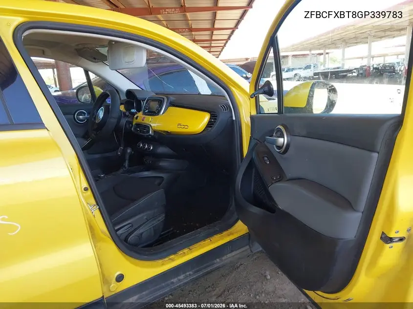 2016 Fiat 500X Easy VIN: ZFBCFXBT8GP339783 Lot: 45493383