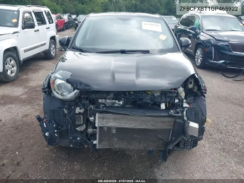 2016 Fiat 500X Easy VIN: ZFBCFXBT1GP465922 Lot: 45530329
