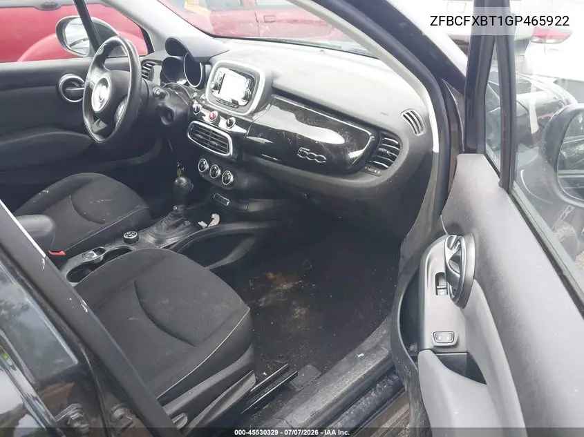 2016 Fiat 500X Easy VIN: ZFBCFXBT1GP465922 Lot: 45530329