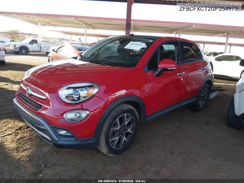 2016 Fiat 500X Trekking VIN: ZFBCFXCT2GP354973 Lot: 45561616