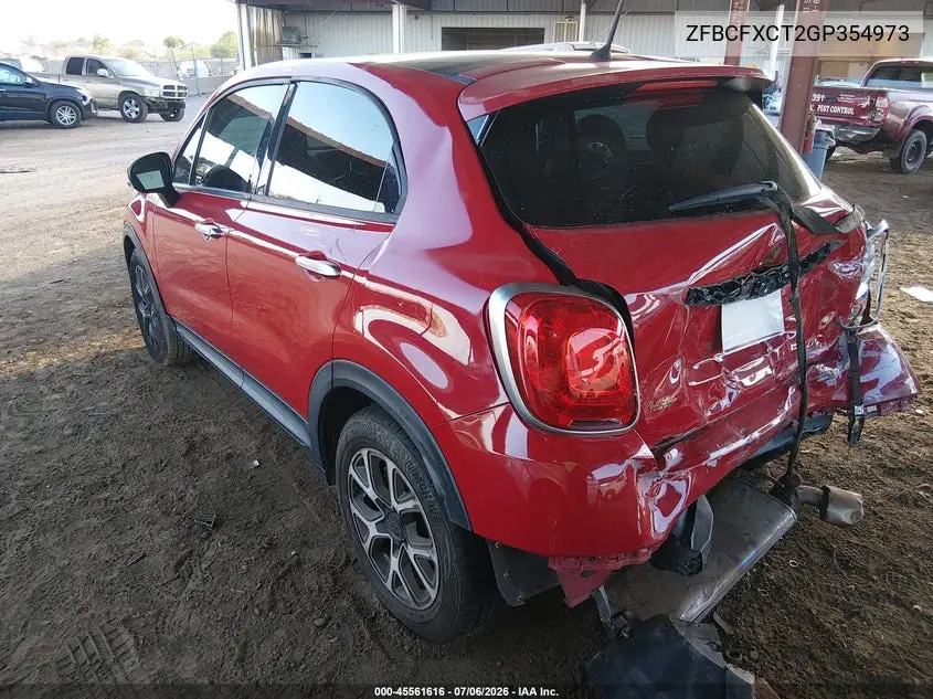 2016 Fiat 500X Trekking VIN: ZFBCFXCT2GP354973 Lot: 45561616