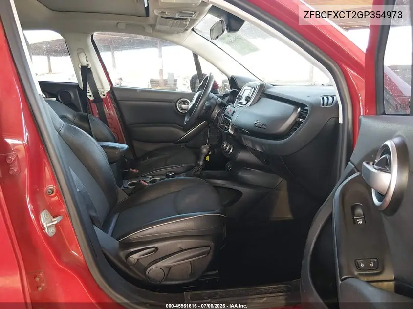 2016 Fiat 500X Trekking VIN: ZFBCFXCT2GP354973 Lot: 45561616