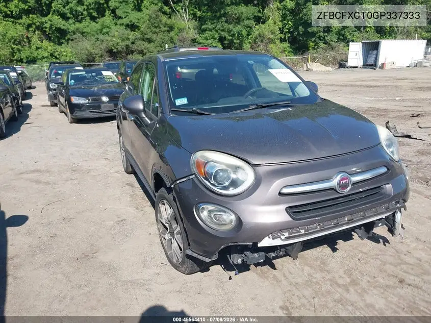 2016 Fiat 500X Trekking VIN: ZFBCFXCT0GP337333 Lot: 45564410