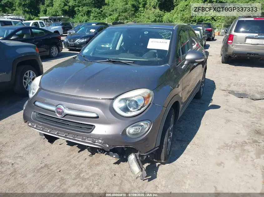 2016 Fiat 500X Trekking VIN: ZFBCFXCT0GP337333 Lot: 45564410
