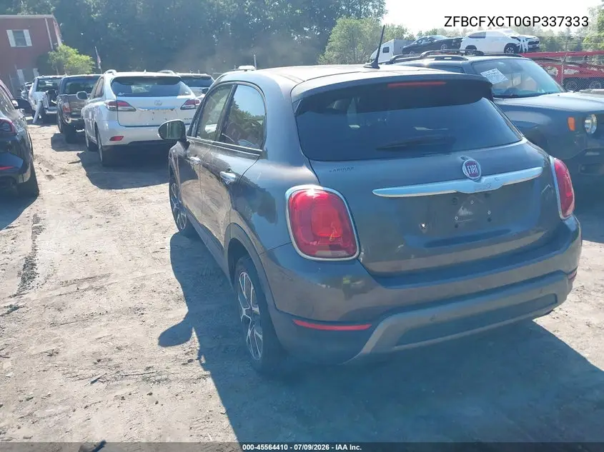 2016 Fiat 500X Trekking VIN: ZFBCFXCT0GP337333 Lot: 45564410