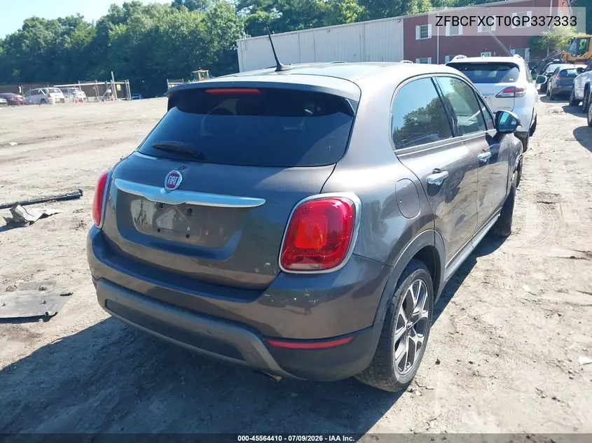 2016 Fiat 500X Trekking VIN: ZFBCFXCT0GP337333 Lot: 45564410