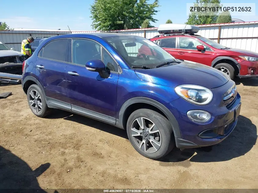 2016 Fiat 500X Easy VIN: ZFBCFYBT1GP512632 Lot: 45629007