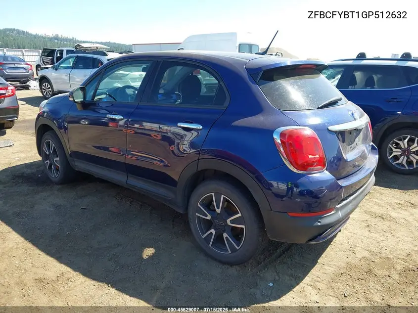 2016 Fiat 500X Easy VIN: ZFBCFYBT1GP512632 Lot: 45629007