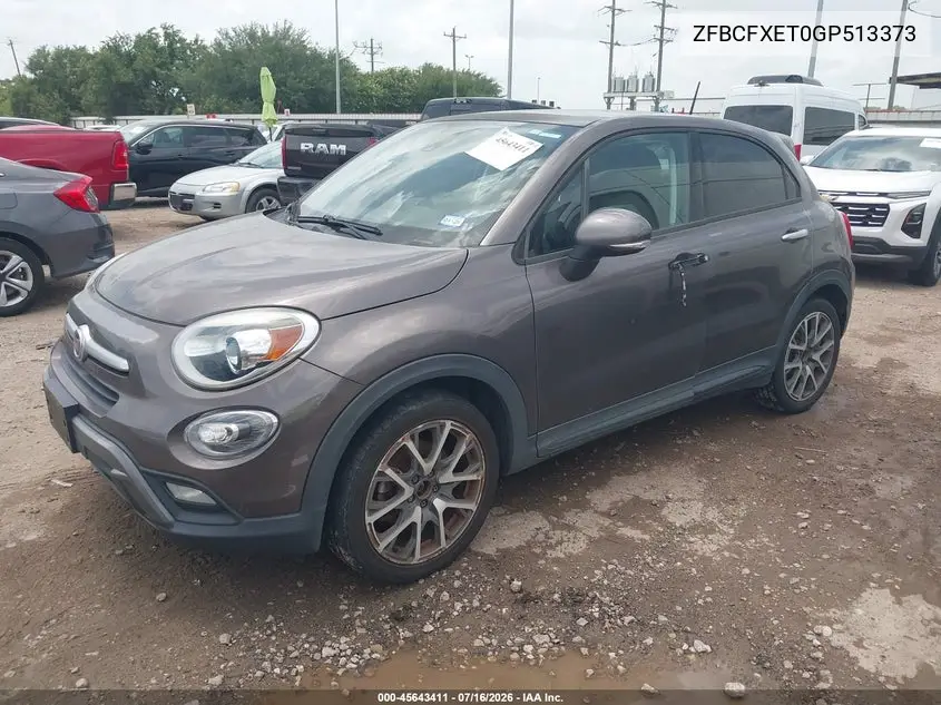 2016 Fiat 500X Trekking Plus VIN: ZFBCFXET0GP513373 Lot: 45643411