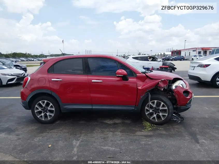 2016 Fiat 500X Trekking VIN: ZFBCFYCT0GP329676 Lot: 45655214