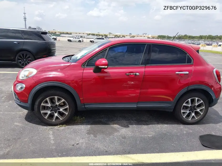 2016 Fiat 500X Trekking VIN: ZFBCFYCT0GP329676 Lot: 45655214
