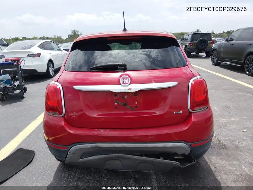 2016 Fiat 500X Trekking VIN: ZFBCFYCT0GP329676 Lot: 45655214