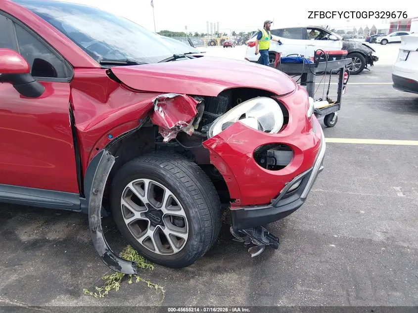 2016 Fiat 500X Trekking VIN: ZFBCFYCT0GP329676 Lot: 45655214