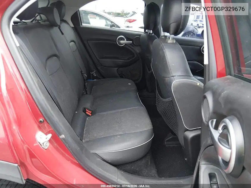 2016 Fiat 500X Trekking VIN: ZFBCFYCT0GP329676 Lot: 45655214