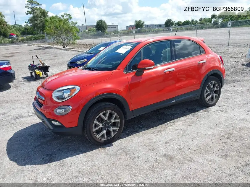 2016 Fiat 500X Trekking VIN: ZFBCFYCT8GP366809 Lot: 45668524