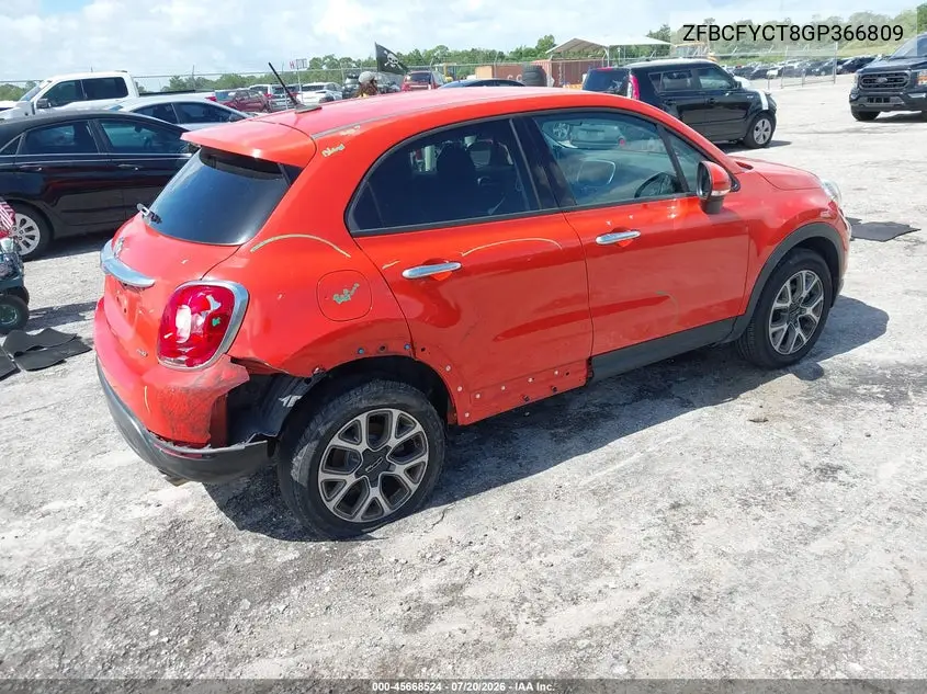 2016 Fiat 500X Trekking VIN: ZFBCFYCT8GP366809 Lot: 45668524
