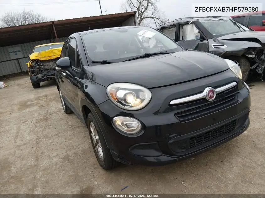 2017 Fiat 500X Pop Fwd VIN: ZFBCFXAB7HP579580 Lot: 44415511