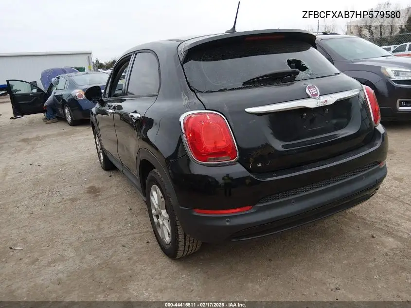 2017 Fiat 500X Pop Fwd VIN: ZFBCFXAB7HP579580 Lot: 44415511