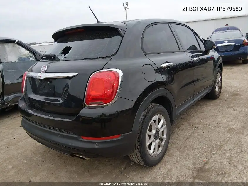 2017 Fiat 500X Pop Fwd VIN: ZFBCFXAB7HP579580 Lot: 44415511