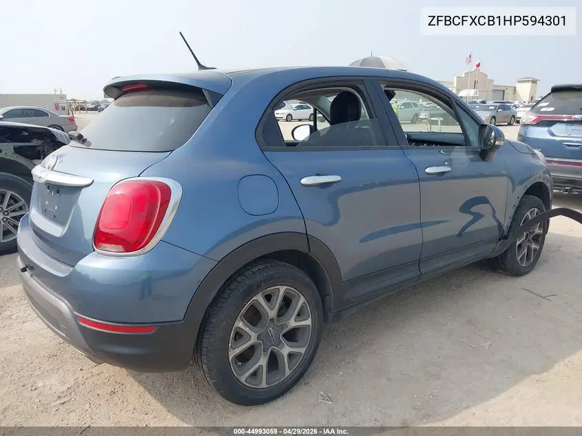 2017 Fiat 500X Trekking Fwd VIN: ZFBCFXCB1HP594301 Lot: 44993059