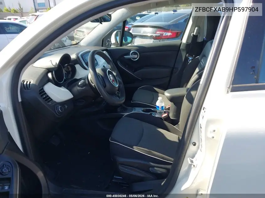 2017 Fiat 500X Pop Fwd VIN: ZFBCFXAB9HP597904 Lot: 45030246