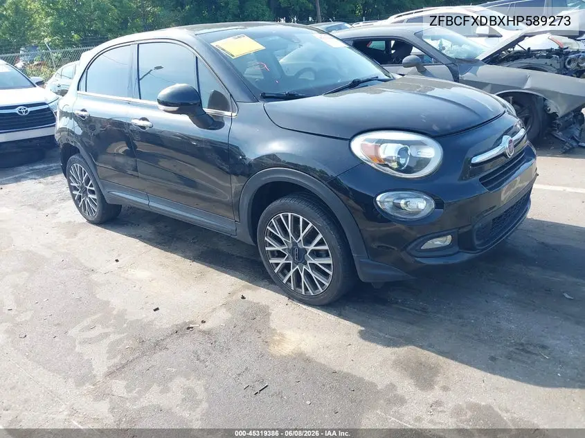 2017 Fiat 500X Lounge Fwd VIN: ZFBCFXDBXHP589273 Lot: 45319386
