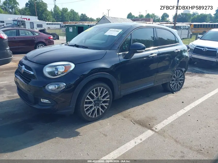 2017 Fiat 500X Lounge Fwd VIN: ZFBCFXDBXHP589273 Lot: 45319386
