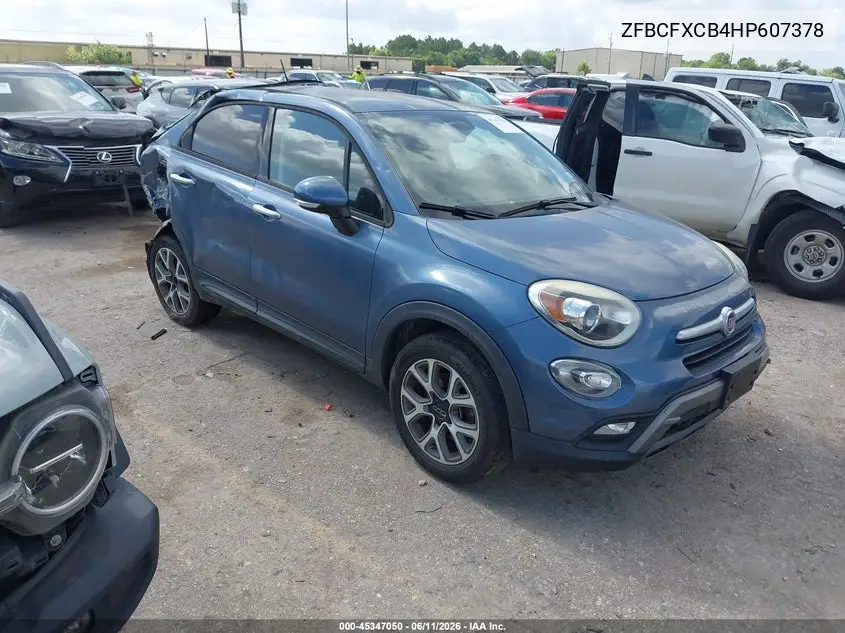 2017 Fiat 500X Trekking Fwd VIN: ZFBCFXCB4HP607378 Lot: 45347050