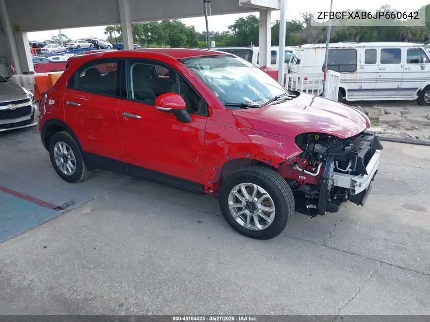 2018 Fiat 500X Pop Fwd VIN: ZFBCFXAB6JP660642 Lot: 45184423