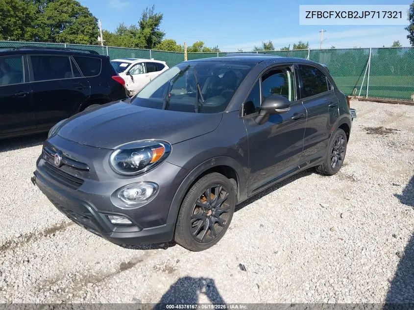 2018 Fiat 500X Urbana Fwd VIN: ZFBCFXCB2JP717321 Lot: 45376167