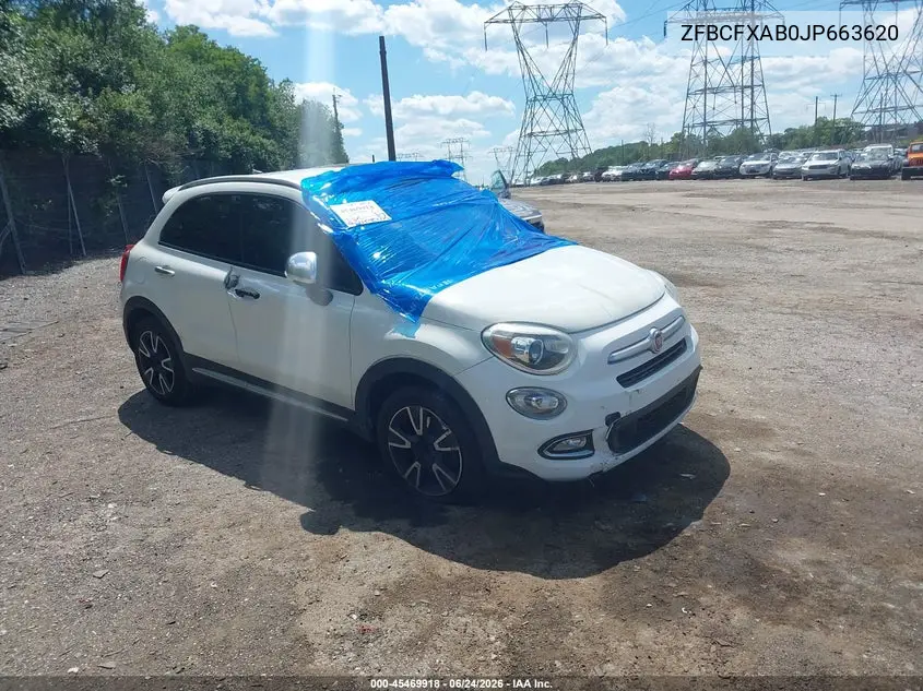 2018 Fiat 500X Pop Fwd VIN: ZFBCFXAB0JP663620 Lot: 45469918