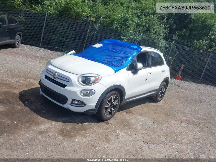 2018 Fiat 500X Pop Fwd VIN: ZFBCFXAB0JP663620 Lot: 45469918