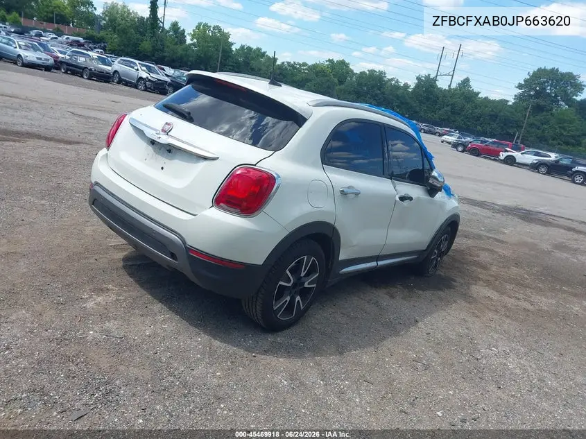 2018 Fiat 500X Pop Fwd VIN: ZFBCFXAB0JP663620 Lot: 45469918