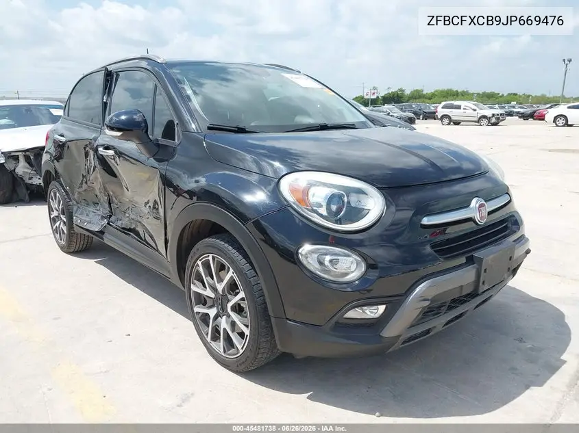2018 Fiat 500X Trekking Fwd VIN: ZFBCFXCB9JP669476 Lot: 45481738