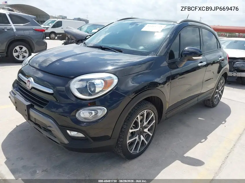 2018 Fiat 500X Trekking Fwd VIN: ZFBCFXCB9JP669476 Lot: 45481738