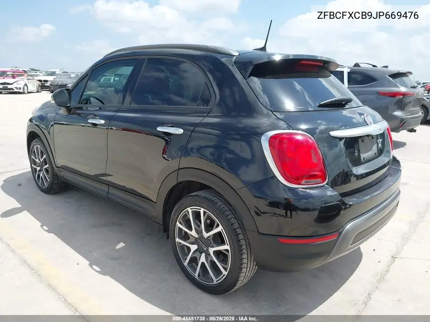 2018 Fiat 500X Trekking Fwd VIN: ZFBCFXCB9JP669476 Lot: 45481738