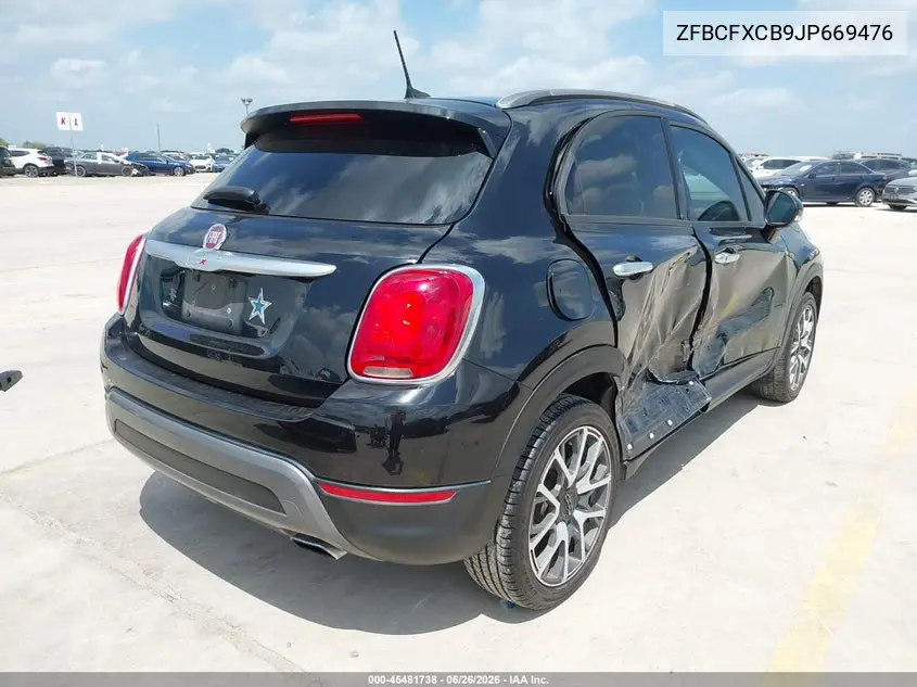 2018 Fiat 500X Trekking Fwd VIN: ZFBCFXCB9JP669476 Lot: 45481738