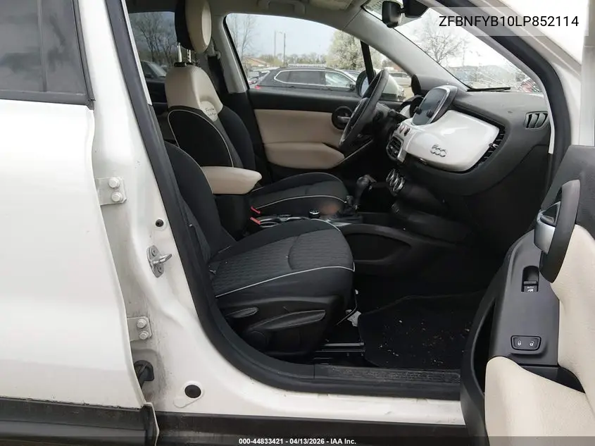 2020 Fiat 500X Trekking Awd VIN: ZFBNFYB10LP852114 Lot: 44833421