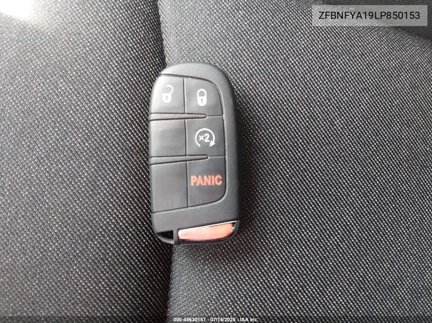 2020 Fiat 500X Pop Awd VIN: ZFBNFYA19LP850153 Lot: 45630157
